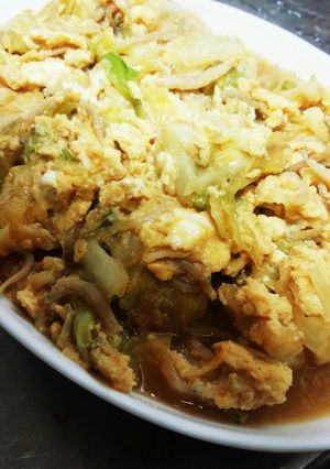 キャベツとしらすの玉子とじ-レシピのメイン写真