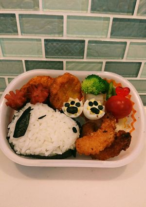 キャラ弁簡単スヌーピー-レシピのメイン写真