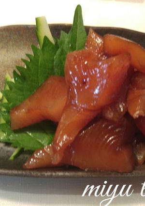まぐろの漬け♪-レシピのメイン写真