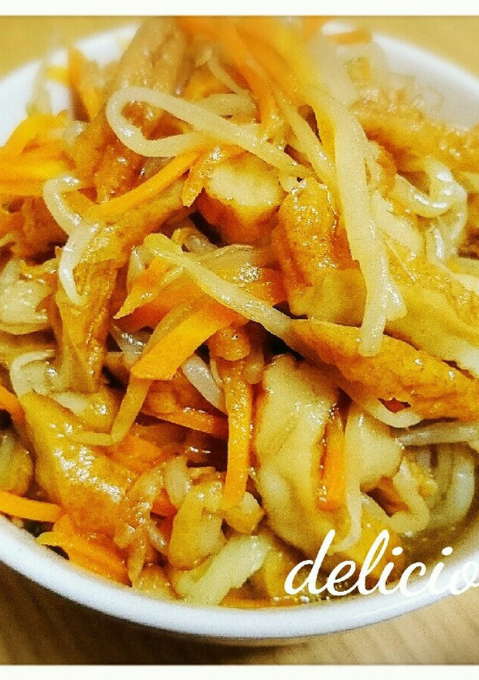 もやしとさつま揚げの煮物-レシピのメイン写真