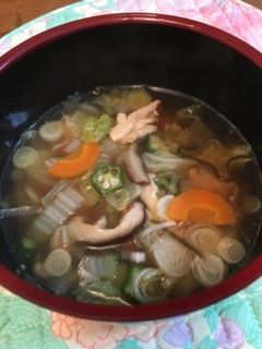 鶏肉と白菜の生姜スープ-レシピのメイン写真