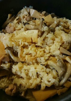 鶏ときのこのまぜごはん-レシピのメイン写真