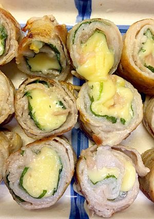 簡単な大葉とチーズの豚バラの肉巻き-レシピのメイン写真