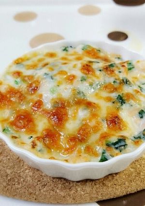 離乳食中期～☆鮭とほうれん草のドリア-レシピのメイン写真