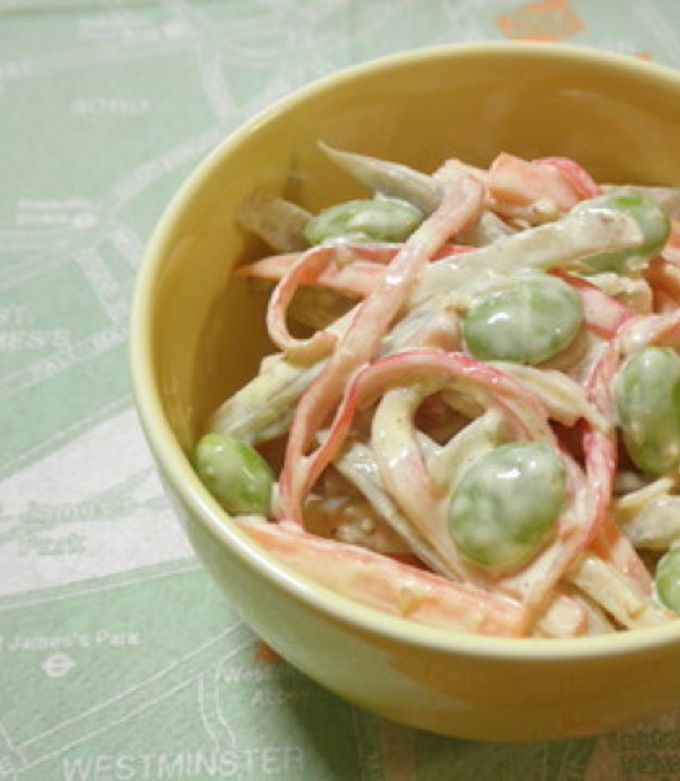 カニカマ入り☆ごぼうサラダ by スノーキッチン 【クックパッド】 簡単