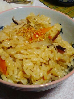 秋の味覚!絶品!炊き込みご飯-レシピのメイン写真