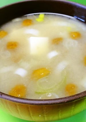 ＊なめこと豆腐のみそ汁＊-レシピのメイン写真