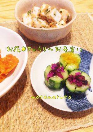 お花*きゅうり〜お弁当にも-レシピのメイン写真