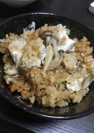 キノコと鯛の炊き込みご飯-レシピのメイン写真