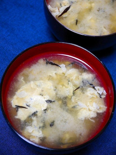 痛風対策!ひじきとたまごの味噌汁-レシピのメイン写真