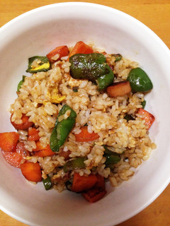 ピーニン飯【ピーマンとニンジンの焼飯】-レシピのメイン写真