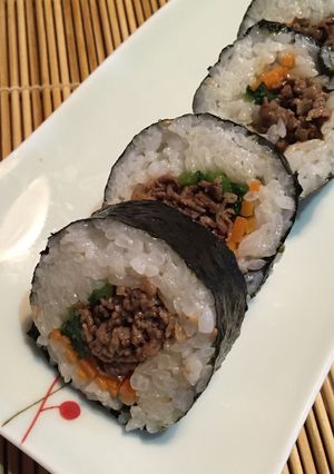 我が家の韓国海苔巻き-レシピのメイン写真