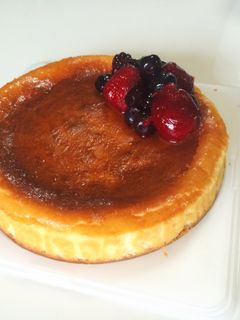 超簡単!ベイクドチーズケーキ-レシピのメイン写真