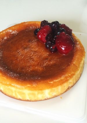 超簡単!ベイクドチーズケーキ-レシピのメイン写真