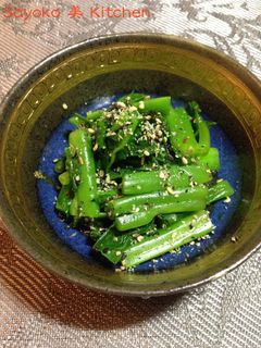 つるむらさきの胡麻和え-レシピのメイン写真