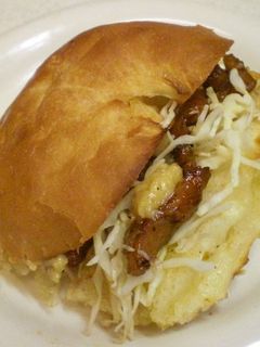 蒲焼のタレを使った照り焼きサンド-レシピのメイン写真