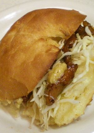 蒲焼のタレを使った照り焼きサンド-レシピのメイン写真