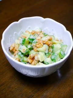 簡単!きゅうりとグラノーラの味噌和え-レシピのメイン写真