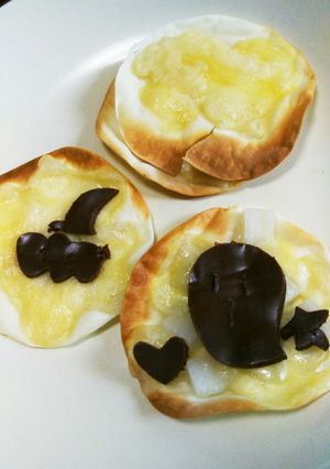 スライス生チョコレートで簡単ピザ-レシピのメイン写真