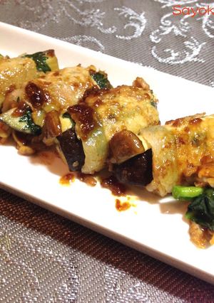 エリンギと長芋の肉巻き-レシピのメイン写真