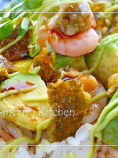 とろけるアボカドわさび丼*お菓子のり天-レシピのメイン写真