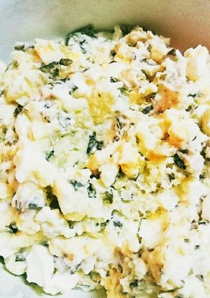 高菜入り卵ポテサラ-レシピのメイン写真