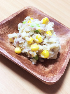 お酒に合う!ひき肉ポテトサラダ-レシピのメイン写真