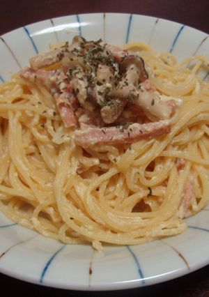 スパムDEカルボナーラ-レシピのメイン写真