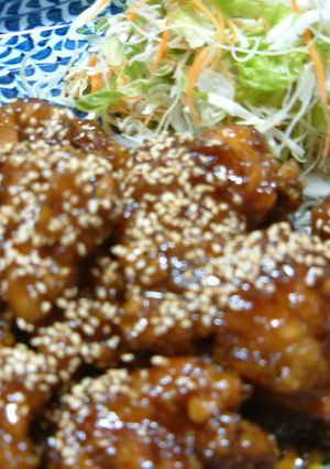 鶏の唐揚げの甘辛和え-レシピのメイン写真