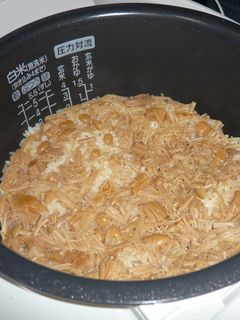 簡単!!なめ茸の炊き込みご飯-レシピのメイン写真