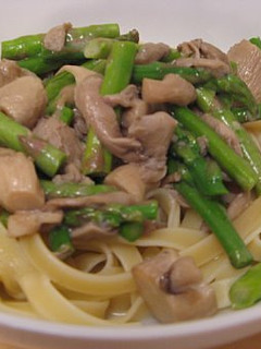 キノコとアスパラのパスタ-レシピのメイン写真