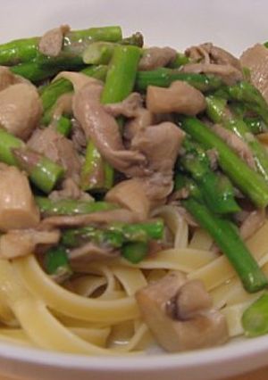 キノコとアスパラのパスタ-レシピのメイン写真