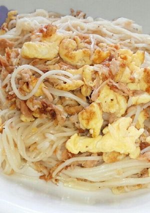卵とツナのそうめんチャンプルー-レシピのメイン写真