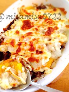 甘酸っぱい!柿のバルサミコグラタン-レシピのメイン写真