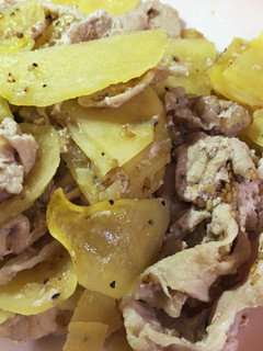 豚肉とジャガイモの白だし炒め-レシピのメイン写真