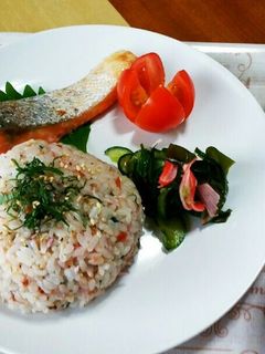 夏のしらすまぜまぜご飯-レシピのメイン写真
