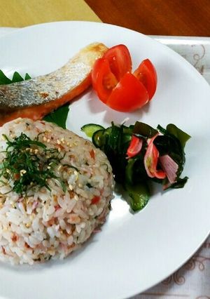 夏のしらすまぜまぜご飯-レシピのメイン写真