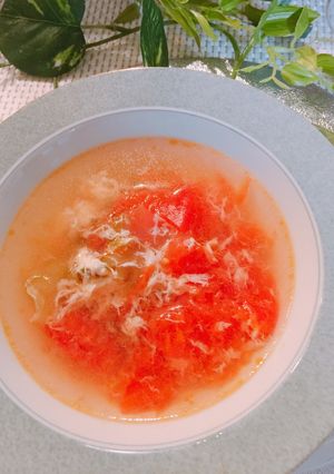 トマトと卵とザーサイのスープ-レシピのメイン写真