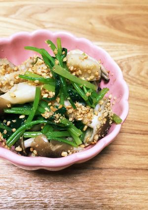 レンジで簡単 美味!三つ葉のごま和え♡-レシピのメイン写真