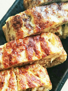 ひき肉たっぷり♪ボリューム卵焼-レシピのメイン写真