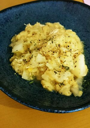 キャベツとレンズ豆の温サラダ-レシピのメイン写真