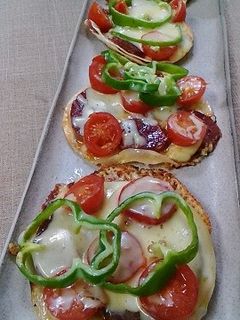 手軽で簡単♡餃子ピザ♪-レシピのメイン写真
