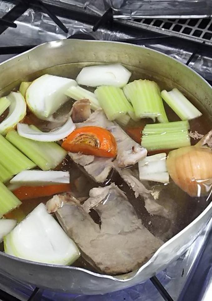 豚骨スープの作り方-レシピのメイン写真