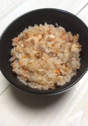 トマトジュースを使った炊き込みご飯-レシピのメイン写真