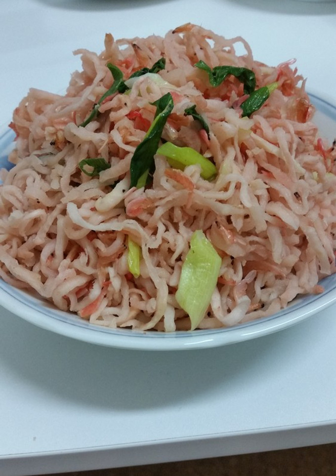 切り干し大根と干しエビの炒め物-レシピのメイン写真