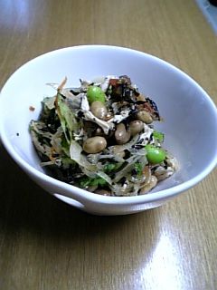 簡単!ひじきとささみと枝豆のサラダ-レシピのメイン写真