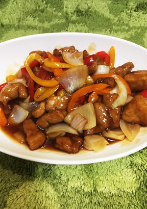 簡単！はちみつ入り黒酢酢豚-レシピのメイン写真