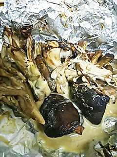 きのこのホイル焼き~辛子マヨ酢醤油~-レシピのメイン写真