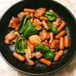 鶏肉とピーマンのケチャップ炒め♪お弁当に