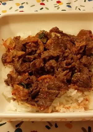 簡単☆牛キムチご飯-レシピのメイン写真